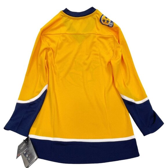NEW Nashville Predators Home Fanatics NHL Hockey Jersey Boys Youth L/XL - Picture 8 of 8